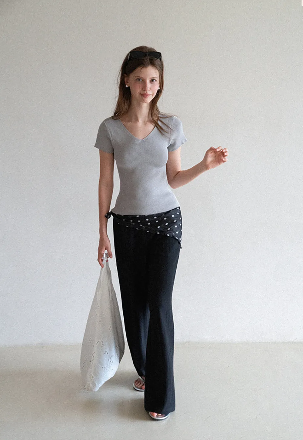 Wide Leg Flowy Casual Pants