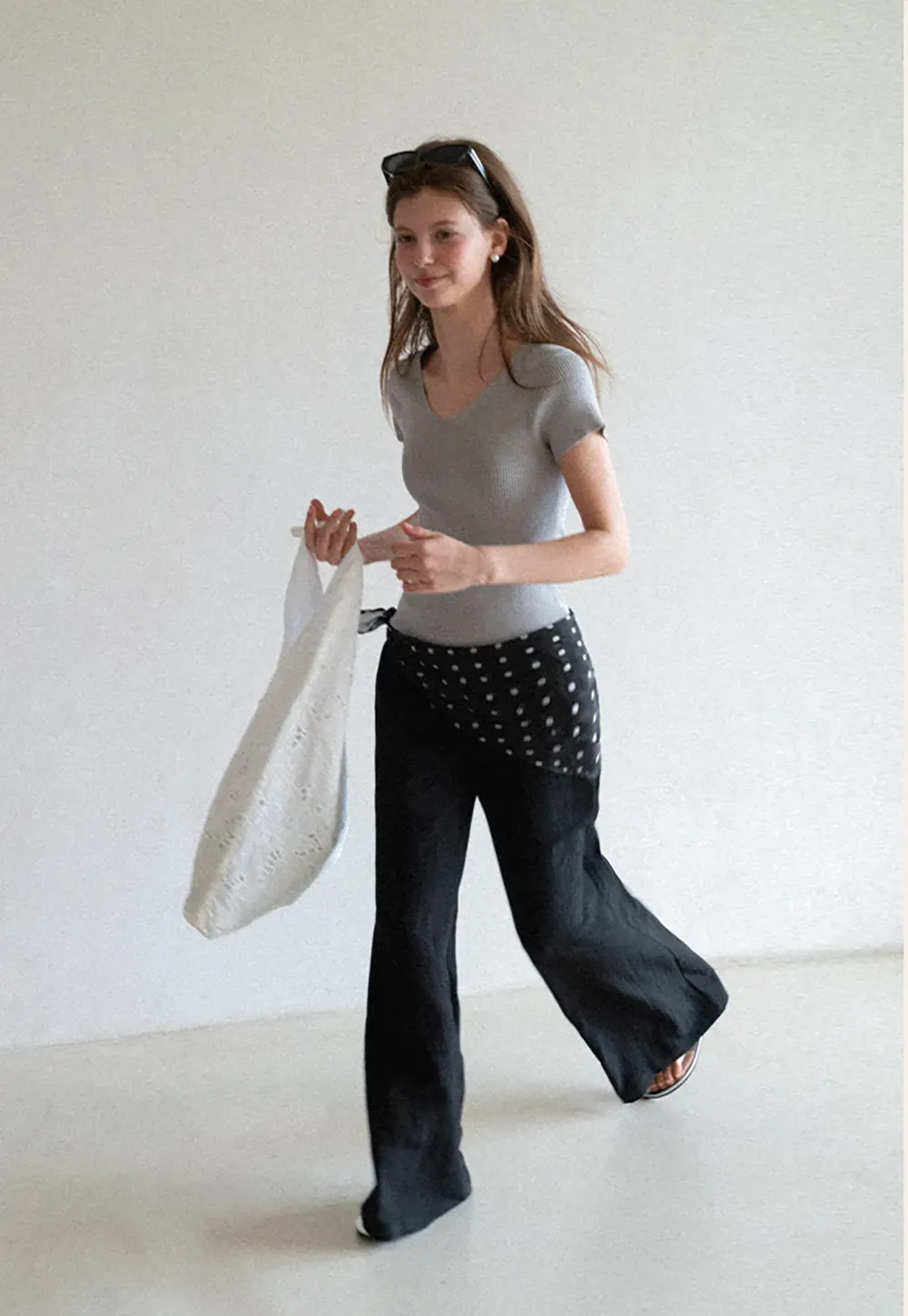 Wide Leg Flowy Casual Pants