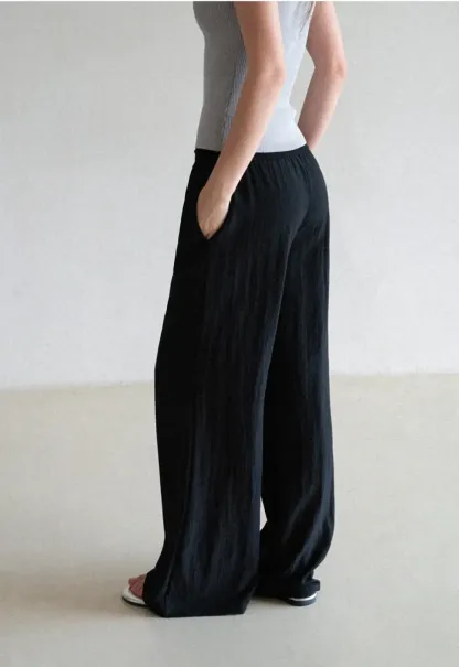 Wide Leg Flowy Casual Pants
