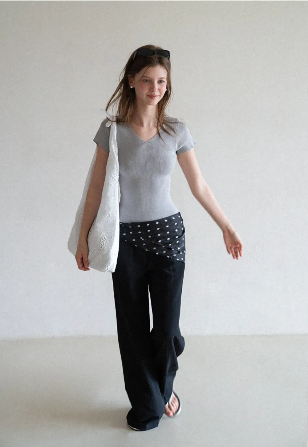 Wide Leg Flowy Casual Pants