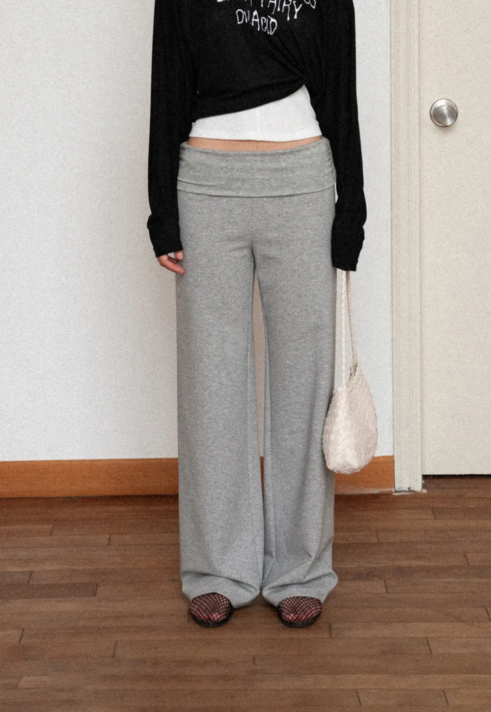 High Waist Wide Leg Relaxed Fit Casual Pants