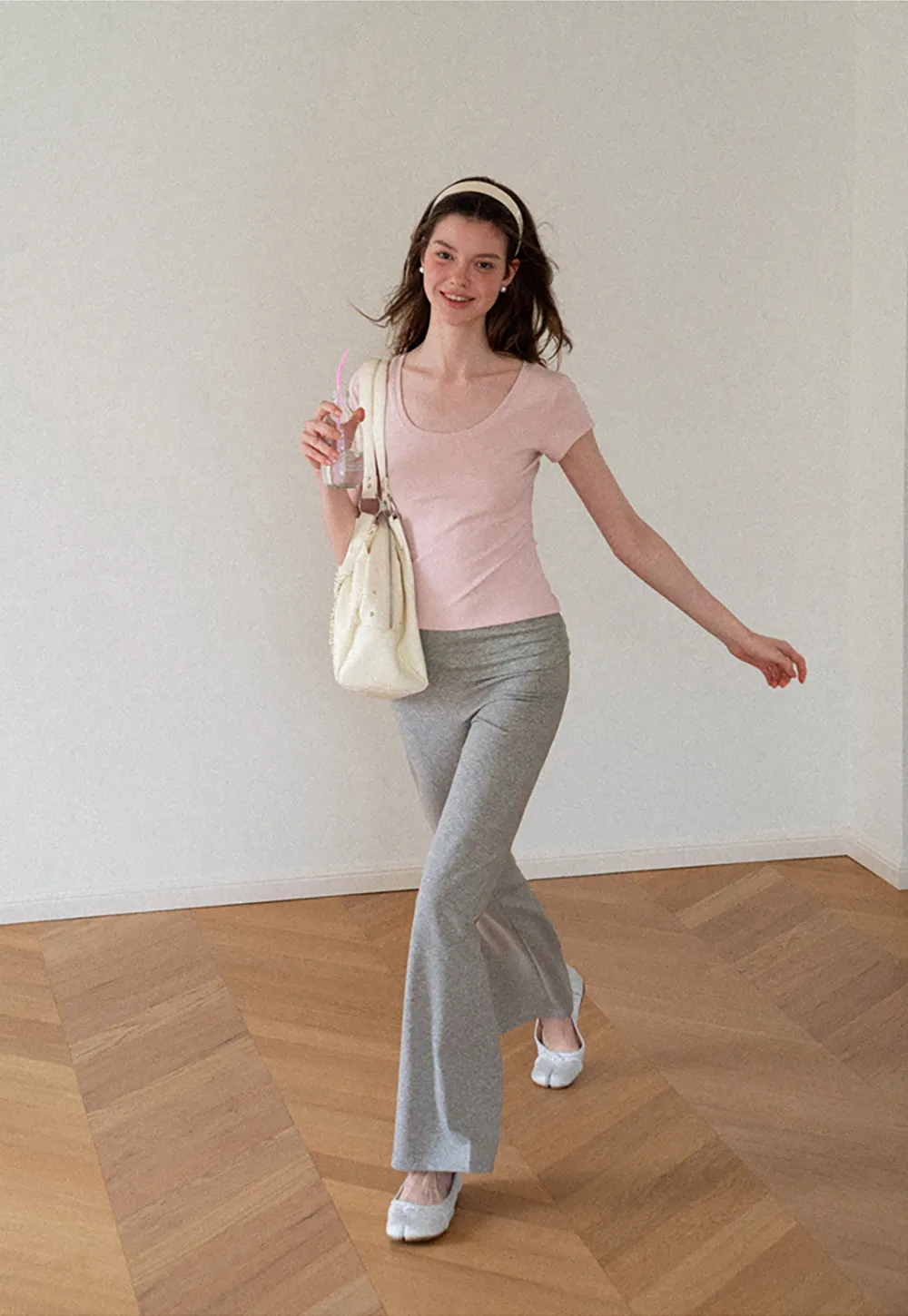 High Waist Wide Leg Relaxed Fit Casual Pants