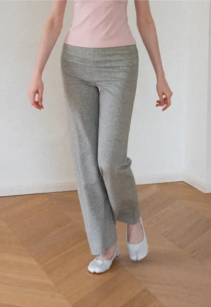 High Waist Wide Leg Relaxed Fit Casual Pants