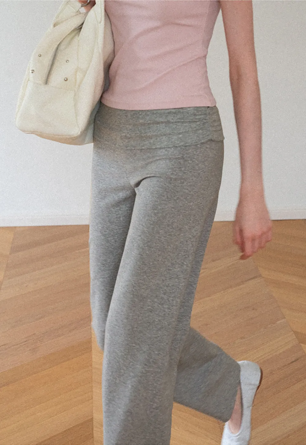 High Waist Wide Leg Relaxed Fit Casual Pants