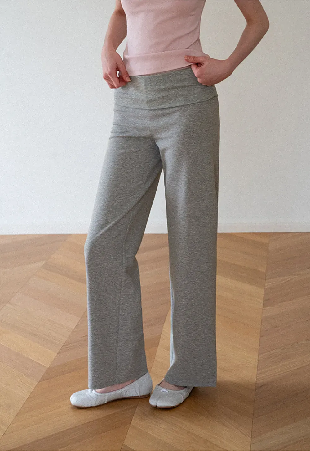 High Waist Wide Leg Relaxed Fit Casual Pants