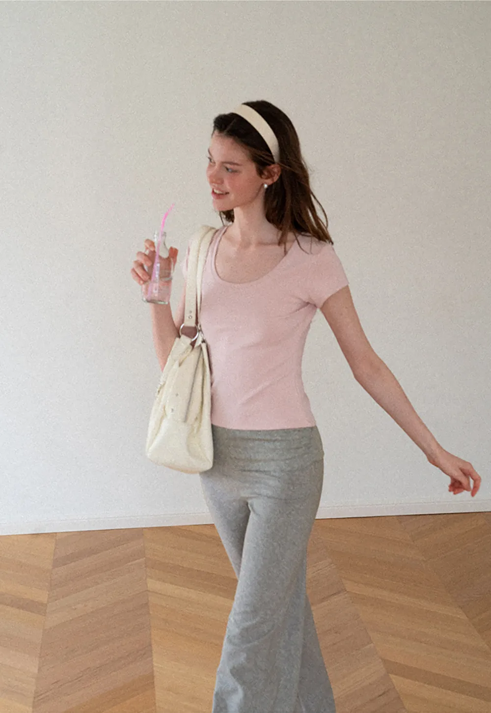 High Waist Wide Leg Relaxed Fit Casual Pants