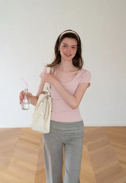 High Waist Wide Leg Relaxed Fit Casual Pants
