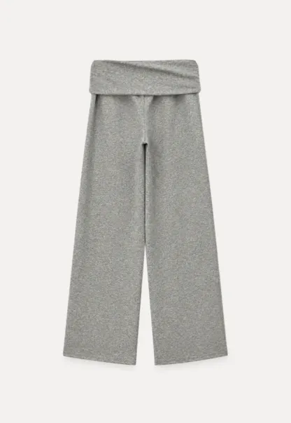 High Waist Wide Leg Relaxed Fit Casual Pants