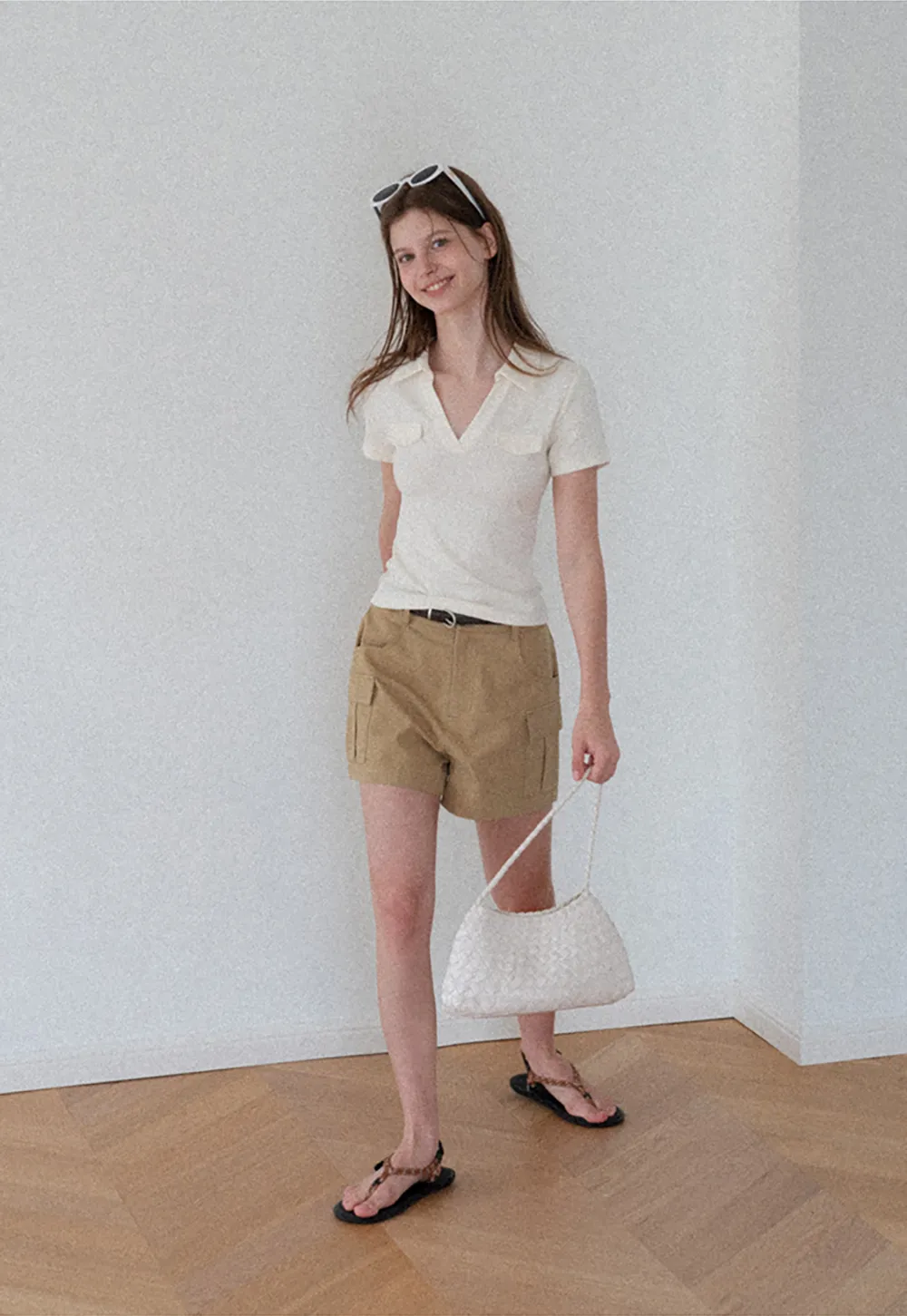 Cargo Pocket High Waist Shorts