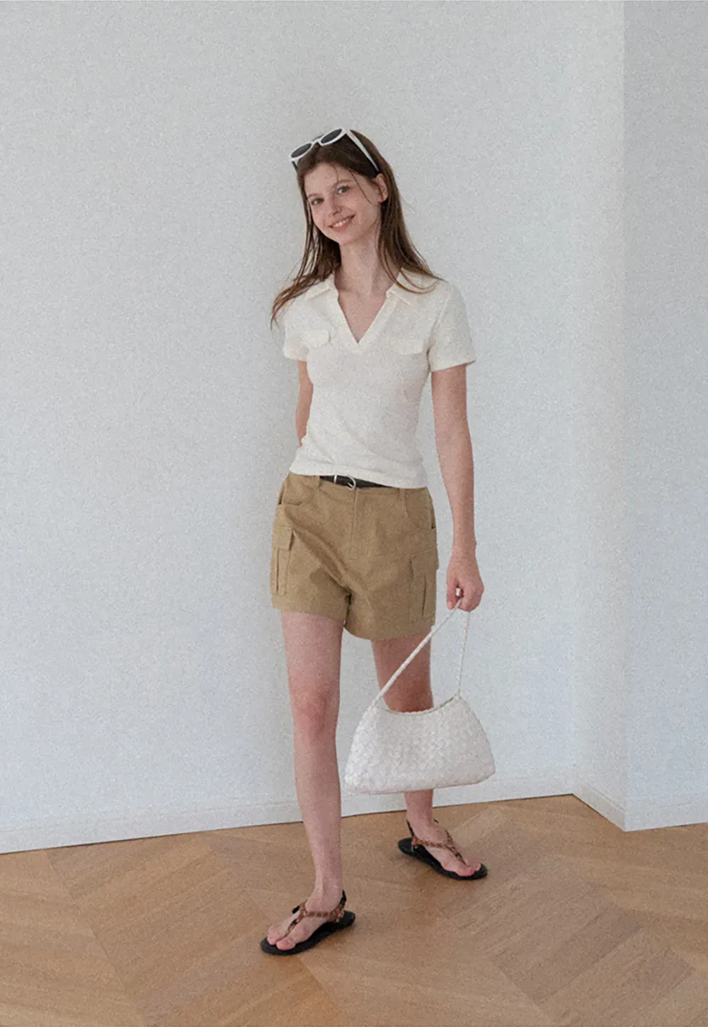 Cargo Pocket High Waist Shorts