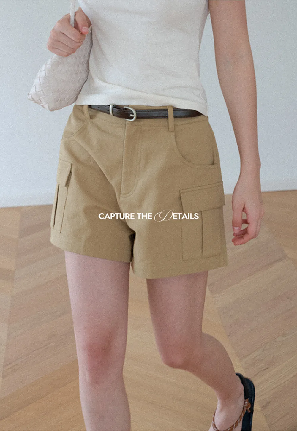 Cargo Pocket High Waist Shorts