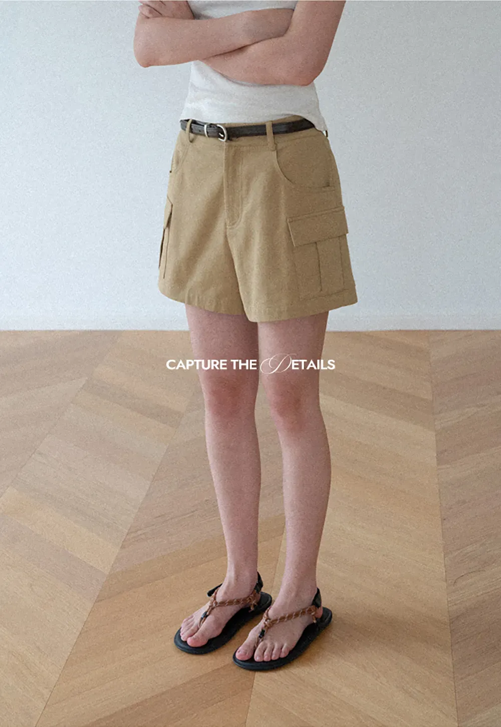 Cargo Pocket High Waist Shorts