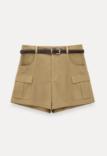 Cargo Pocket High Waist Shorts