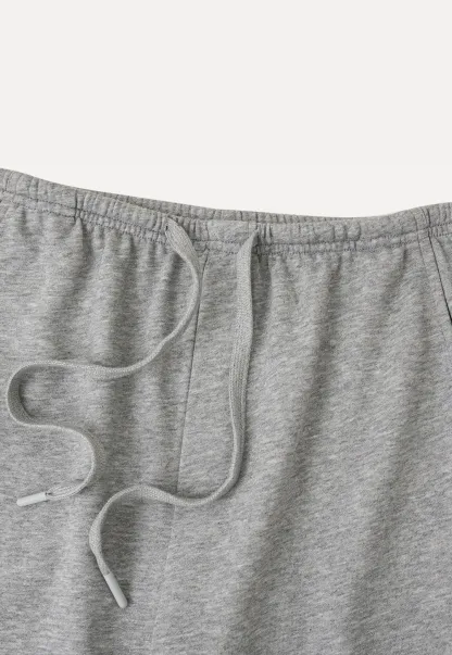 Wide Leg Drawstring Casual Pants