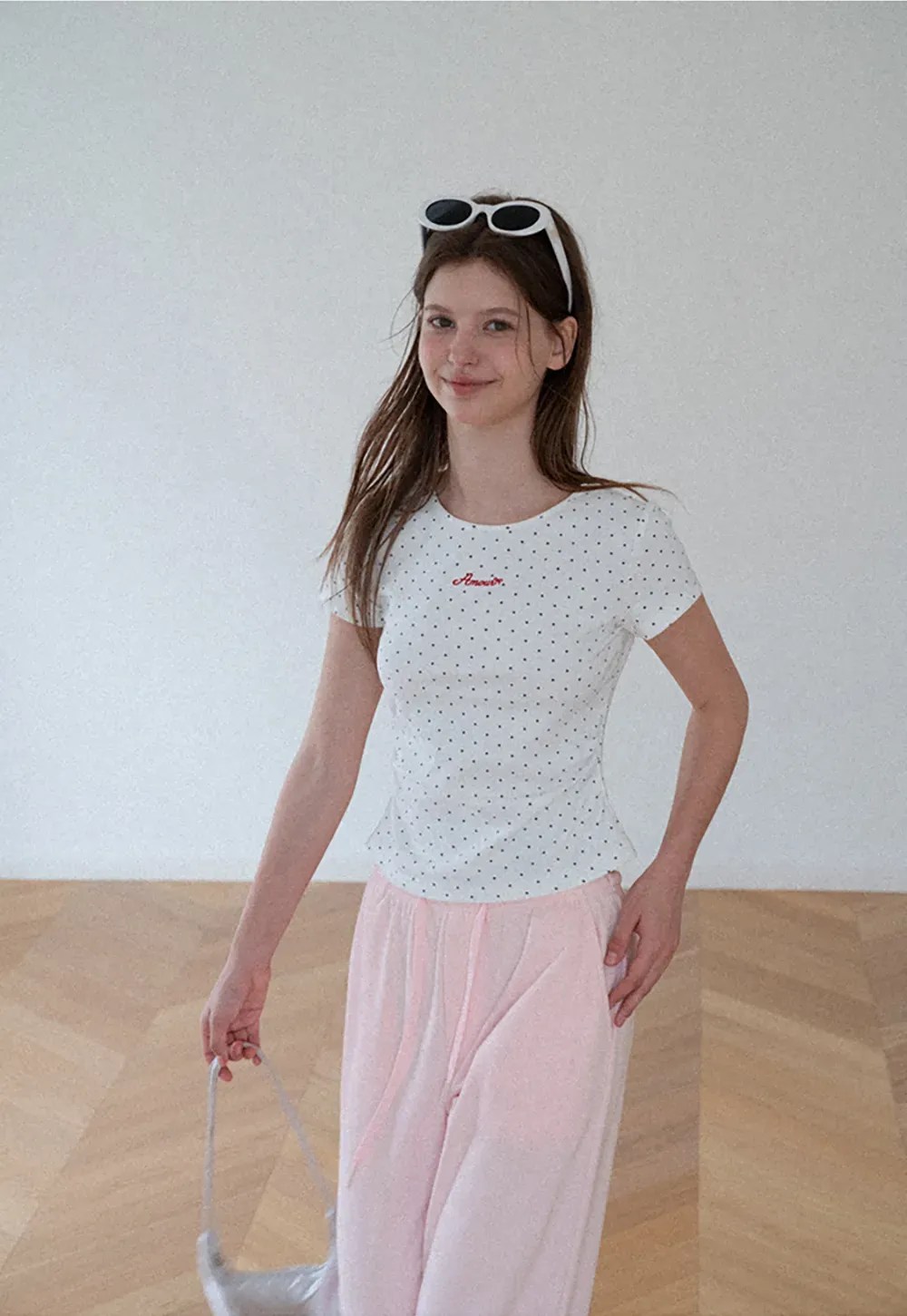 Wide Leg Drawstring Casual Pants