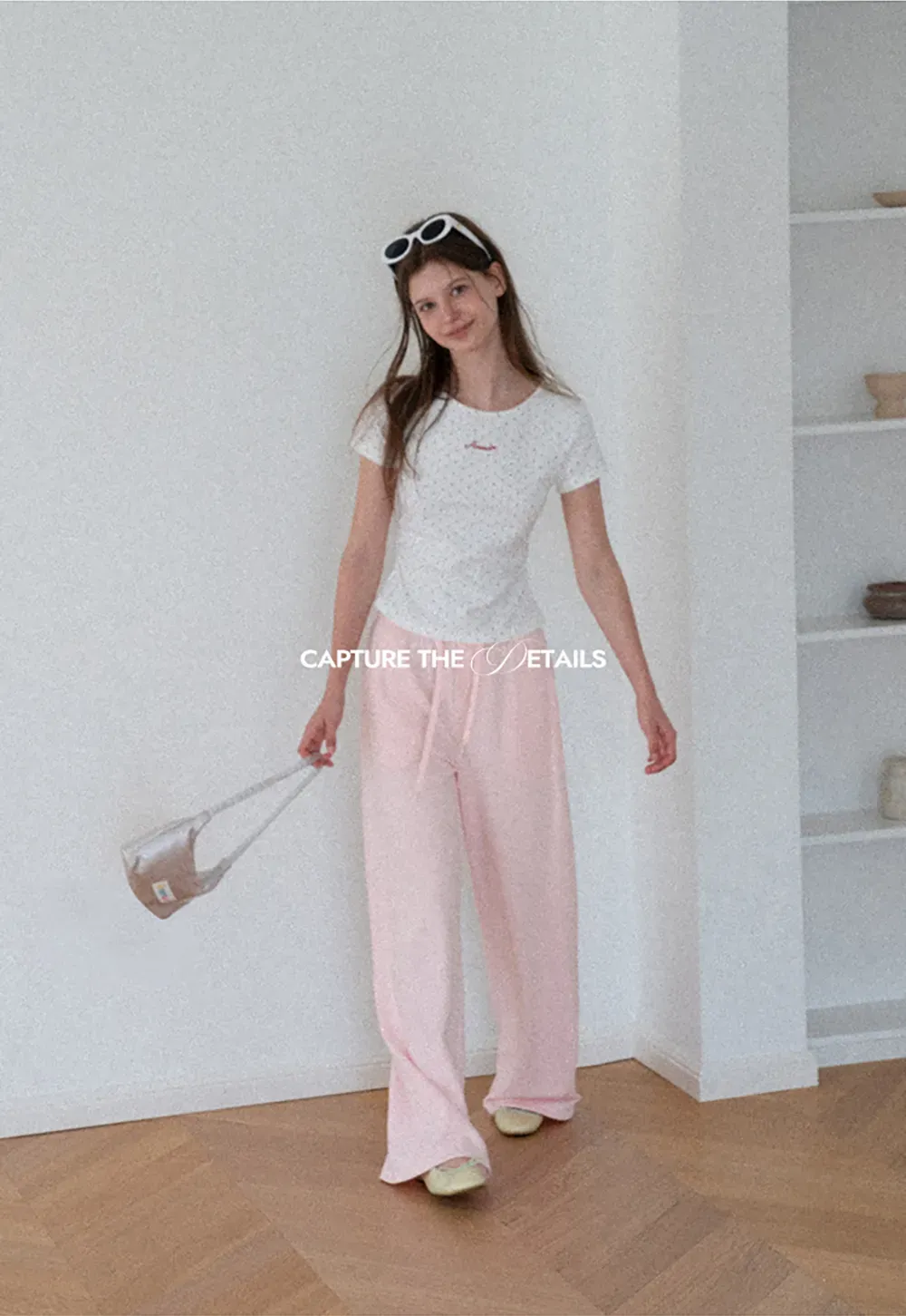 Wide Leg Drawstring Casual Pants