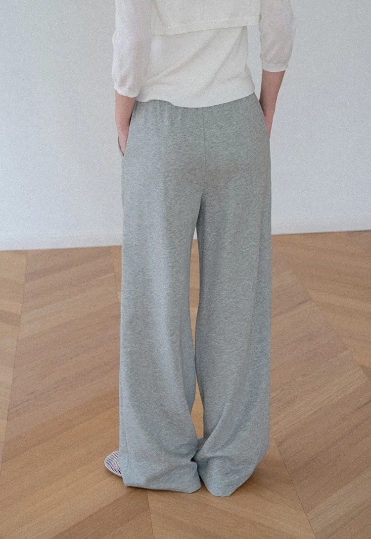 Wide Leg Drawstring Casual Pants