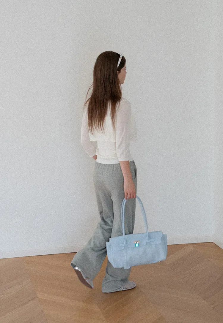 Wide Leg Drawstring Casual Pants