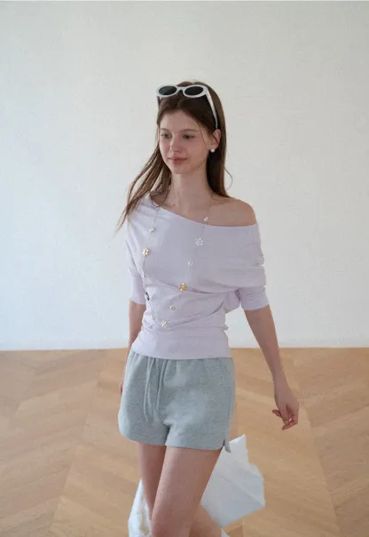 Drawstring Waist Cropped Sweatshorts