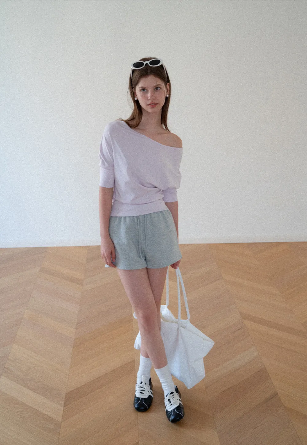 Drawstring Waist Cropped Sweatshorts