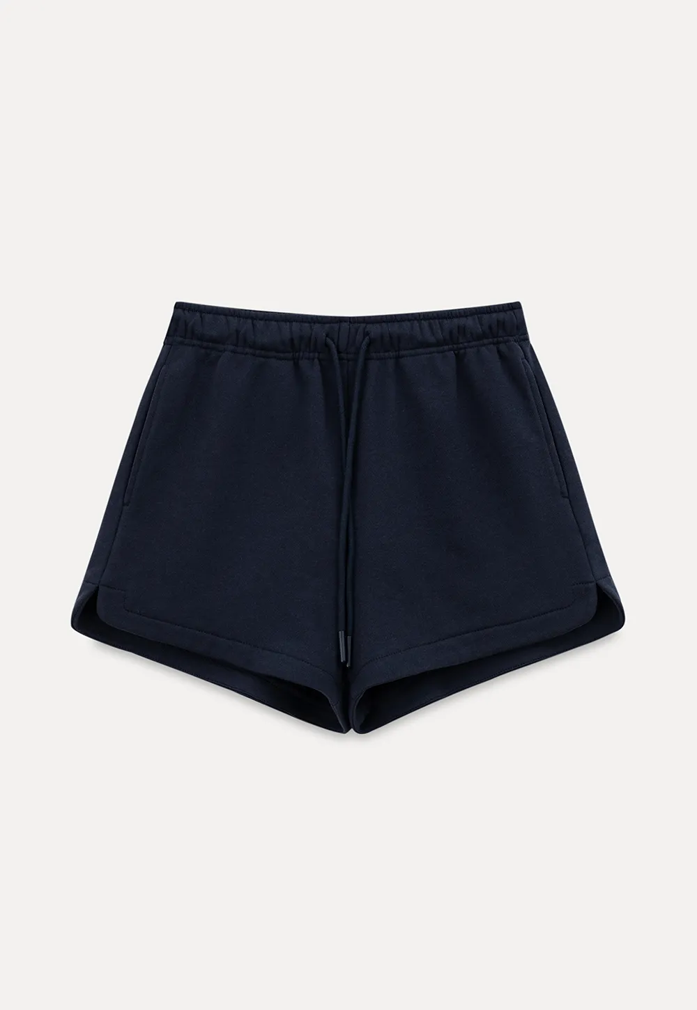 Drawstring Waist Cropped Sweatshorts