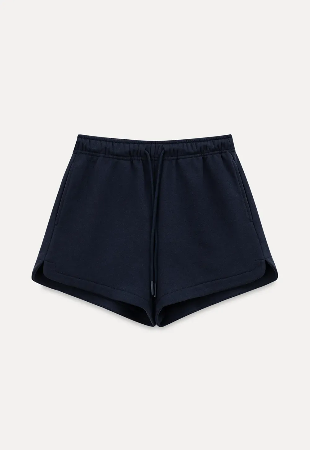 Drawstring Waist Cropped Sweatshorts