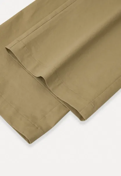 Pantalon décontracté à taille haute et jambes larges avec cordon de serrage