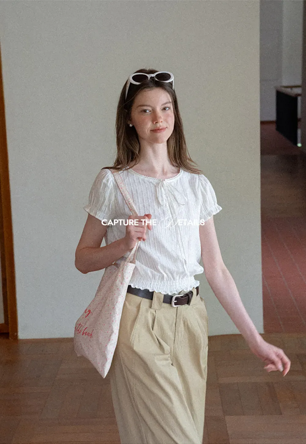 Pleated Wide Leg Casual Pants
