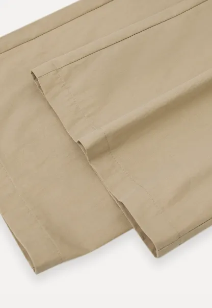 Pleated Wide Leg Casual Pants