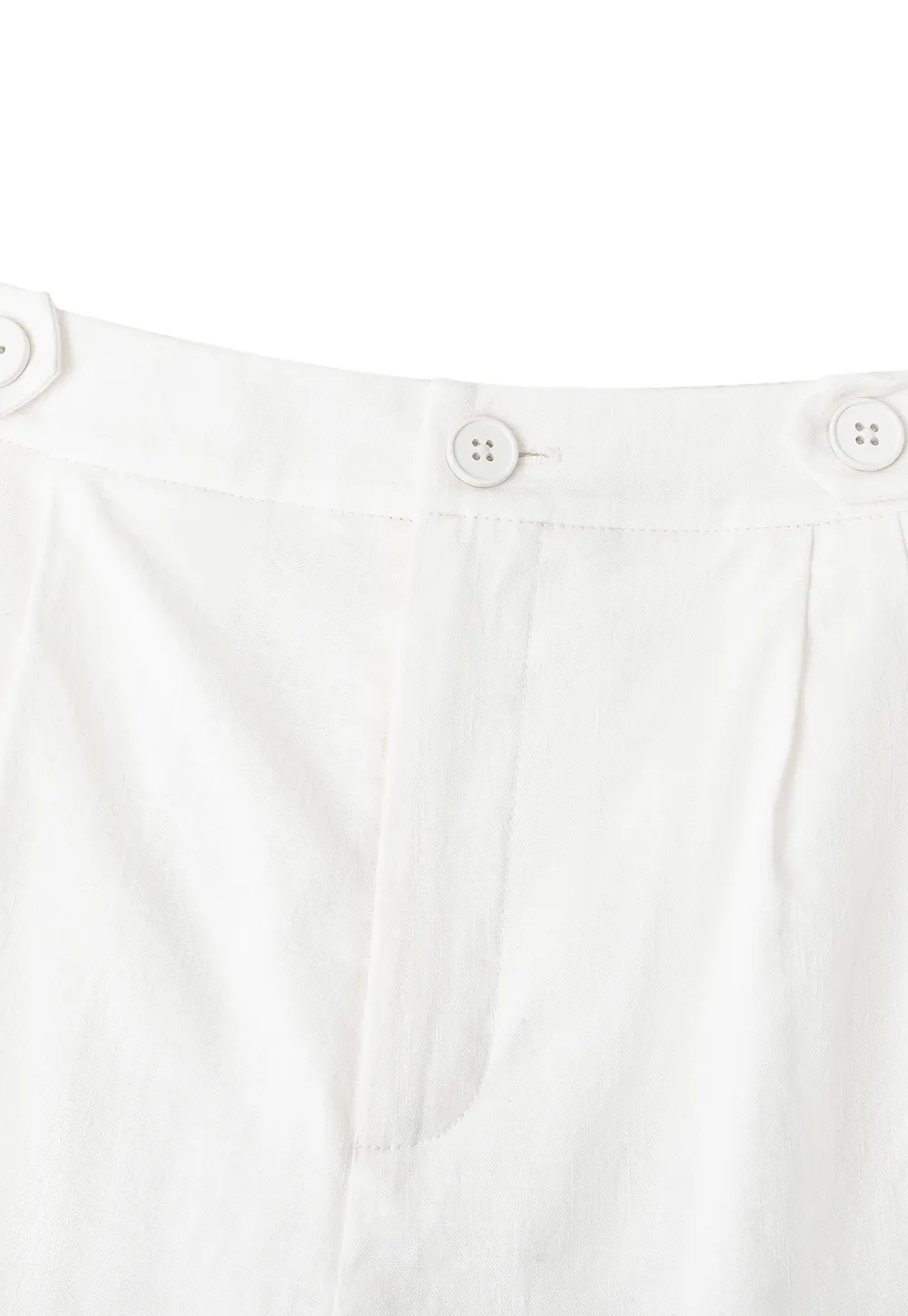 High Waist Pleated Tailored Shorts
