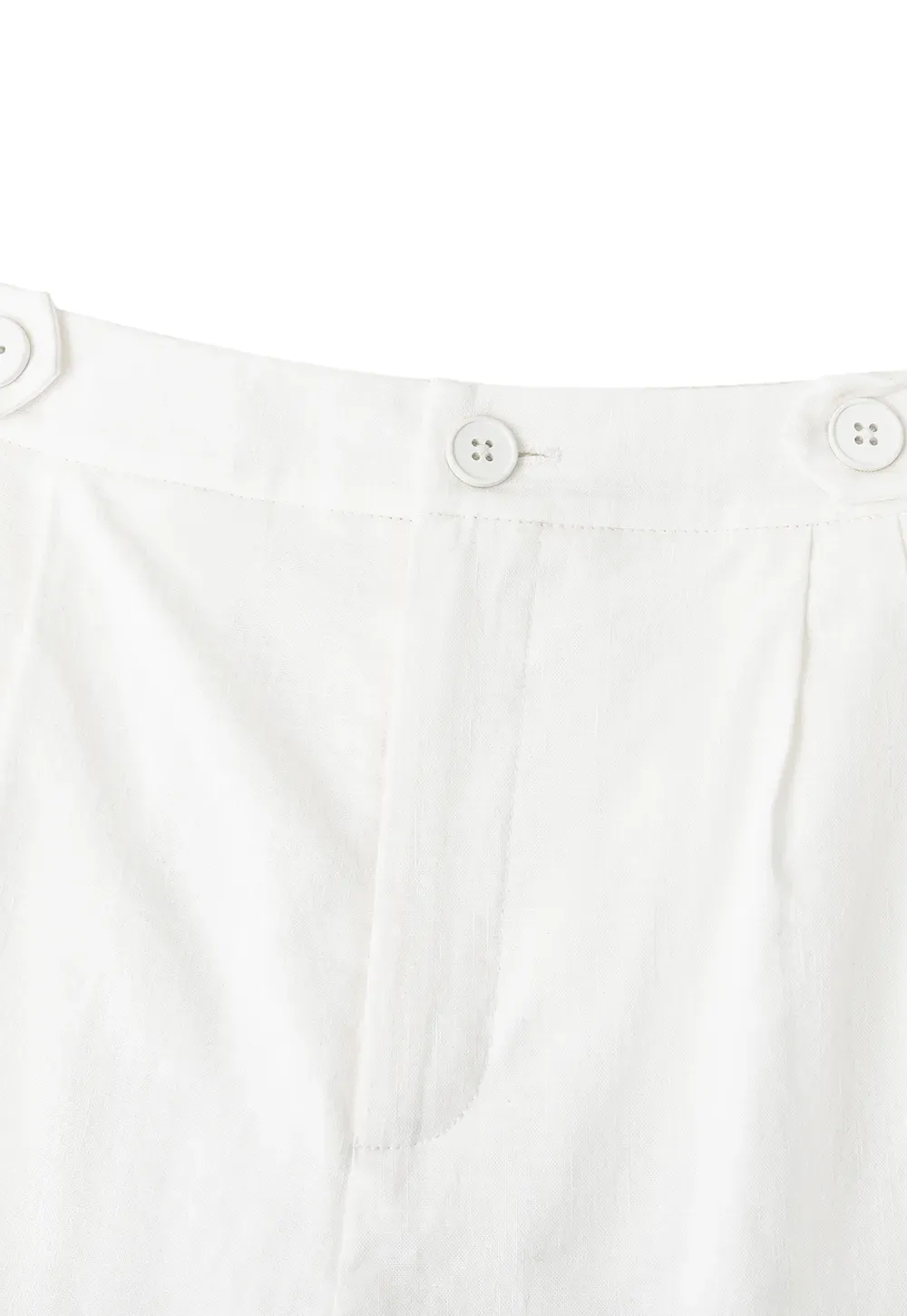 High Waist Pleated Tailored Shorts