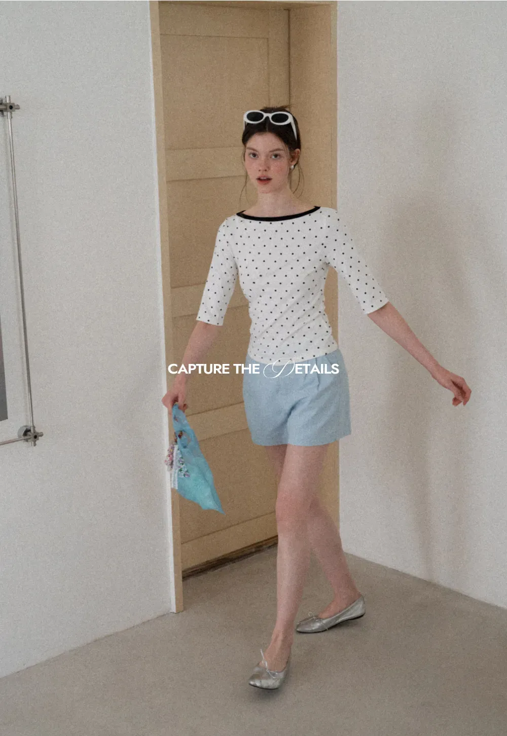 High Waist Pleated Tailored Shorts