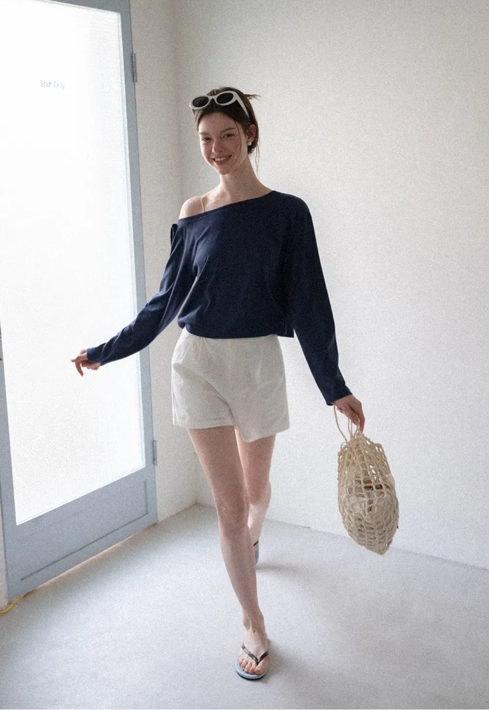 High Waist Pleated Tailored Shorts