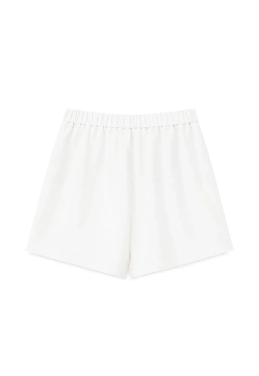 High Waist Pleated Tailored Shorts