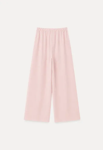 Wide Leg Drawstring Casual Pants