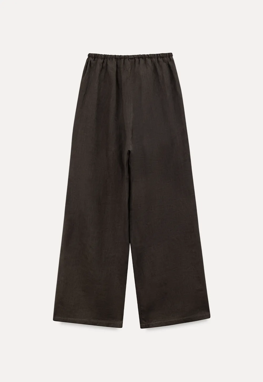 Drawstring Waist Wide Leg Casual Pants