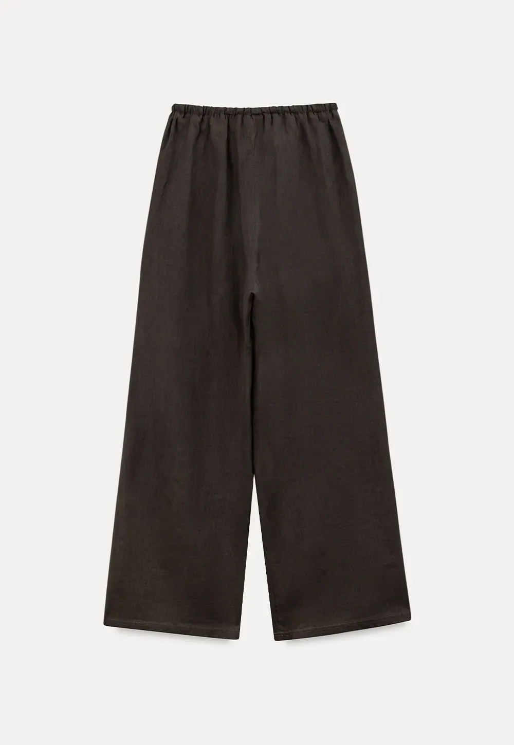 Drawstring Waist Wide Leg Casual Pants