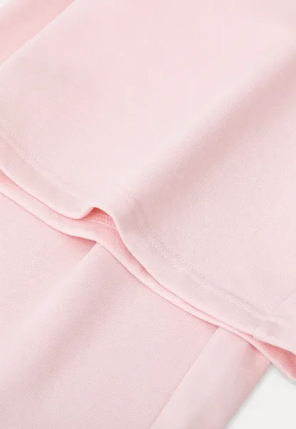 Pantalon décontracté court à jambes larges et taille élastiquée avec cordon de serrage