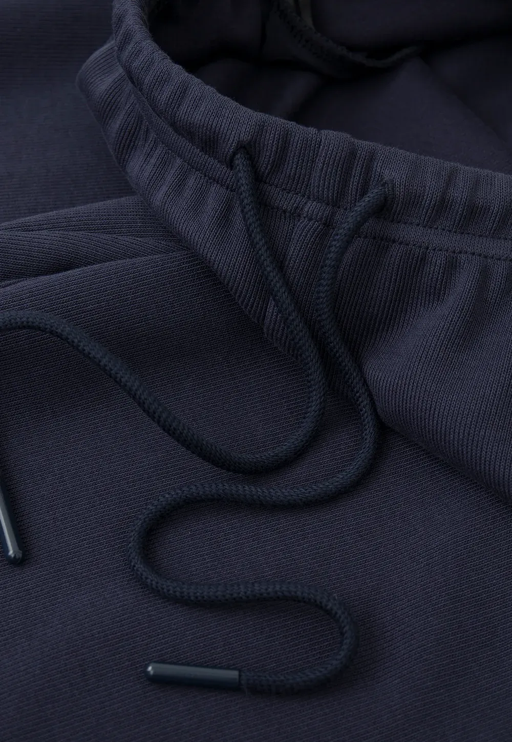 Freizeithose mit hohem Bund und Kordelzug, ausgestelltem Bein