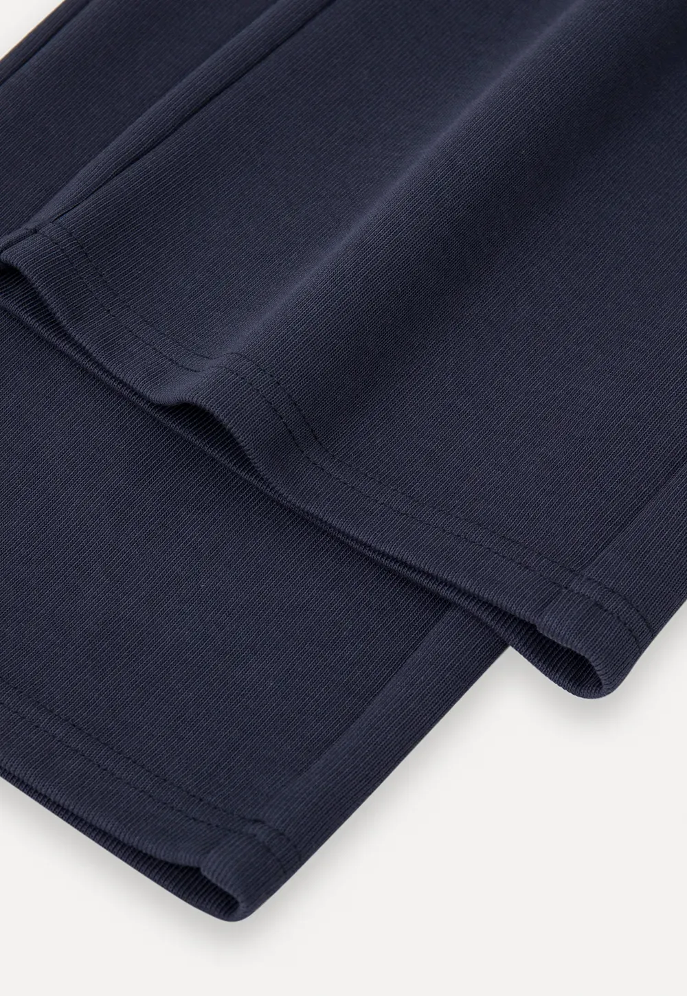 Freizeithose mit hohem Bund und Kordelzug, ausgestelltem Bein