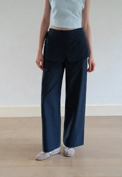 High Waist Wide Leg Casual Pants