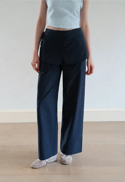 High Waist Wide Leg Casual Pants