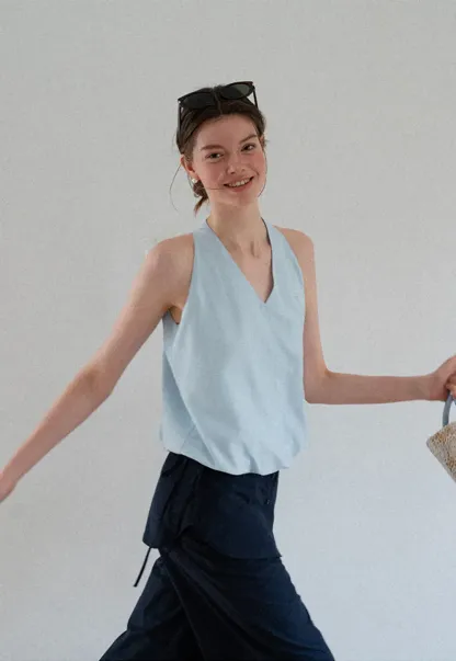 High Waist Wide Leg Casual Pants