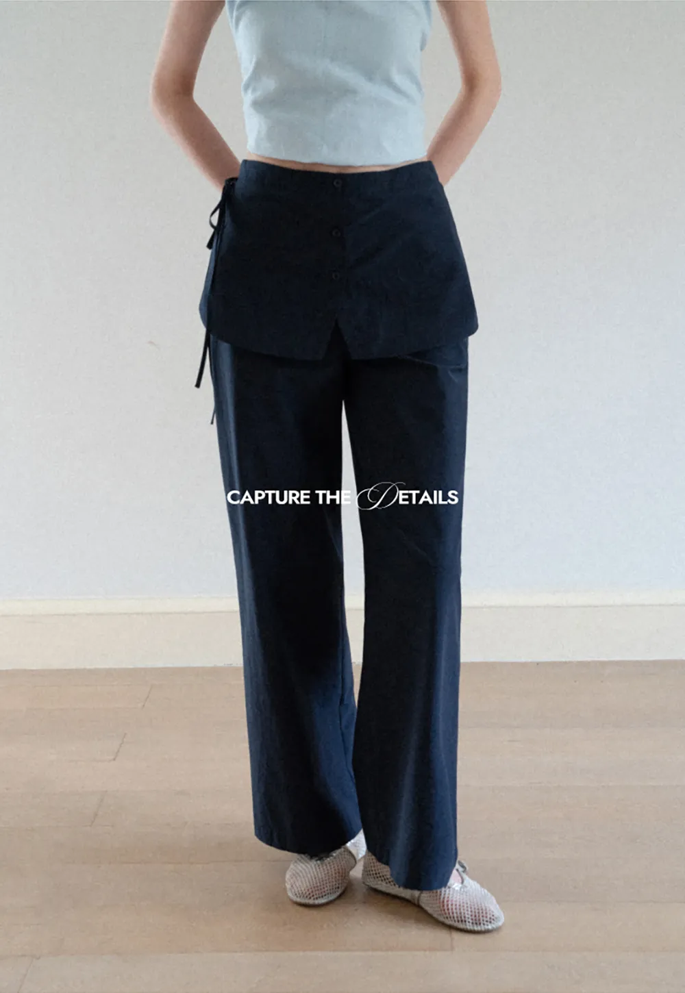 High Waist Wide Leg Casual Pants