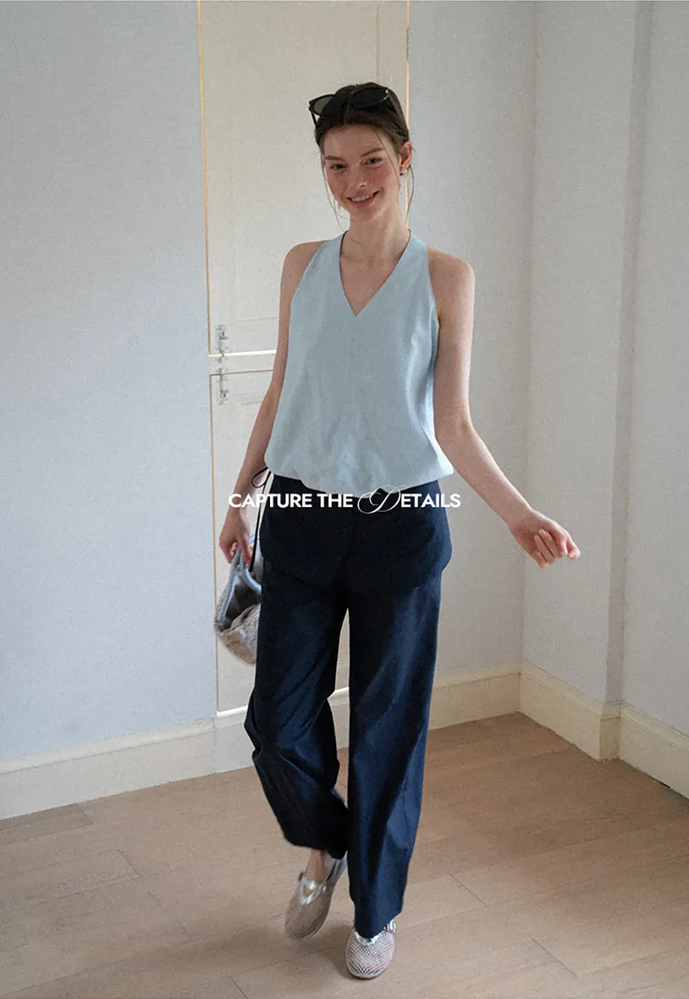 High Waist Wide Leg Casual Pants