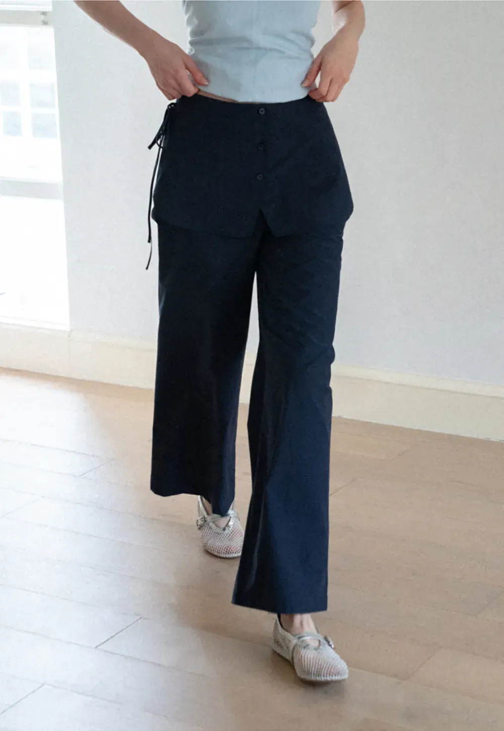 High Waist Wide Leg Casual Pants