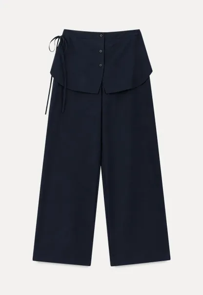 High Waist Wide Leg Casual Pants