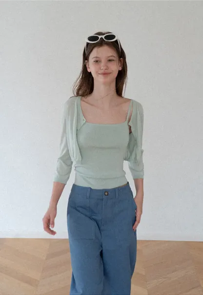 High Waist Wide Leg Pleated Casual Pants