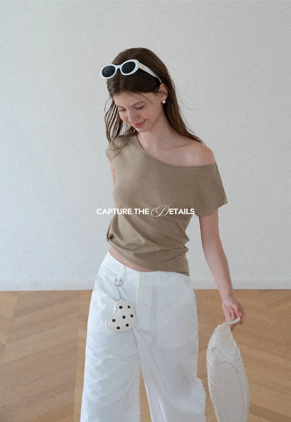 High Waist Wide Leg Pleated Casual Pants