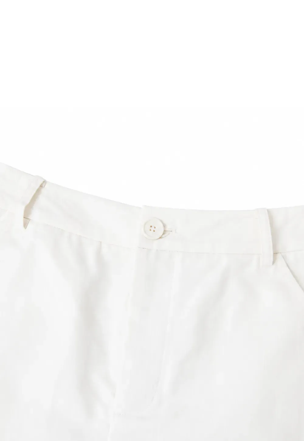 Ruffled Hem High Waist Shorts